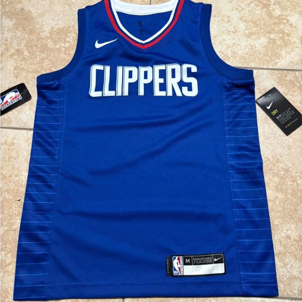 Nike Clippers Blue Basketball Jersey